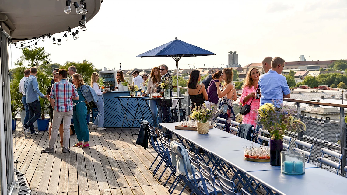 Networking & Socializing auf unseren Dachterrassen