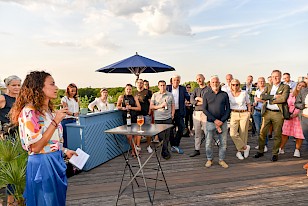 Welcome speech at the opening ceremony OutOfOffice Munich Eisbach