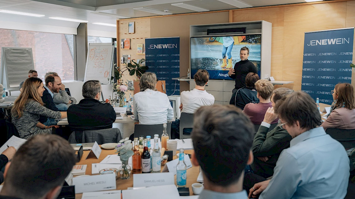 Wolfgang Jenewein, founder & initiator of the JNW Leadership Bootcamp, at OutOfOffice Stuttgart.