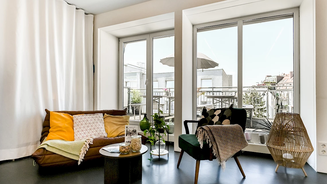 OutOfOffice Glockenbachviertel: Creative lounge area on the fifth floor