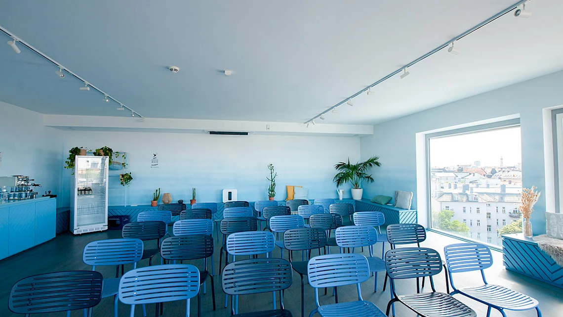 Conference seating in the Eisbach event location