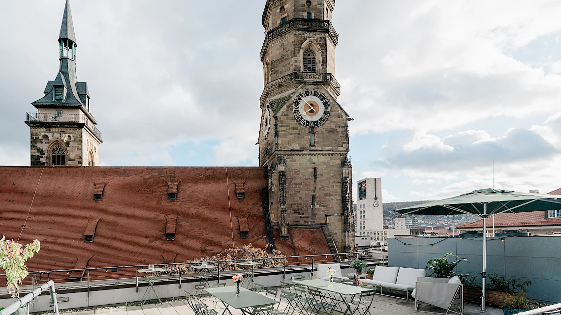 Eventlocation Studio mit atemberaubender Dachterrasse