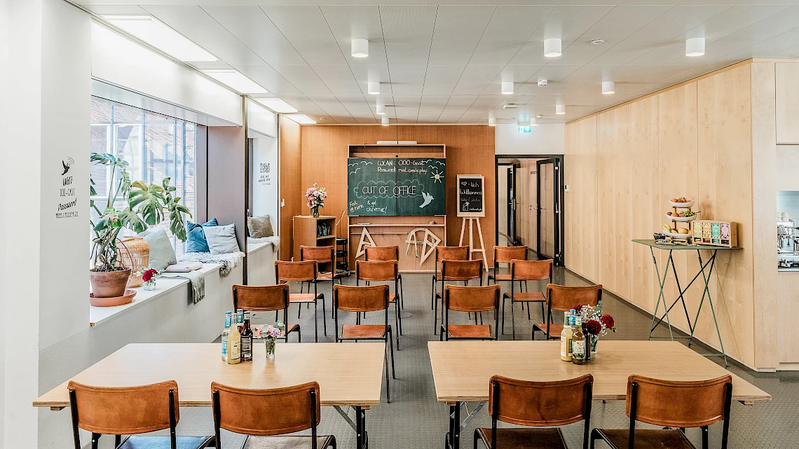 Klassenzimmer in der Eventlocation Studio in Stuttgart