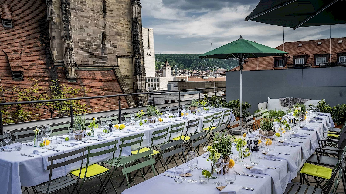 Traumhafte Rooftop-Hochzeit in Stuttgart