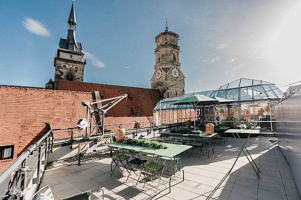 Außergewöhnliche Dachterrassen-Location: Das OutOfOffice Stuttgart