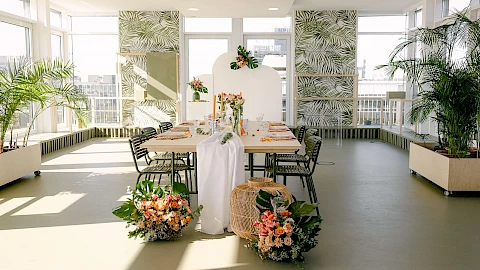 Celebrate your wedding in Frankfurt: with a beautifully decorated venue