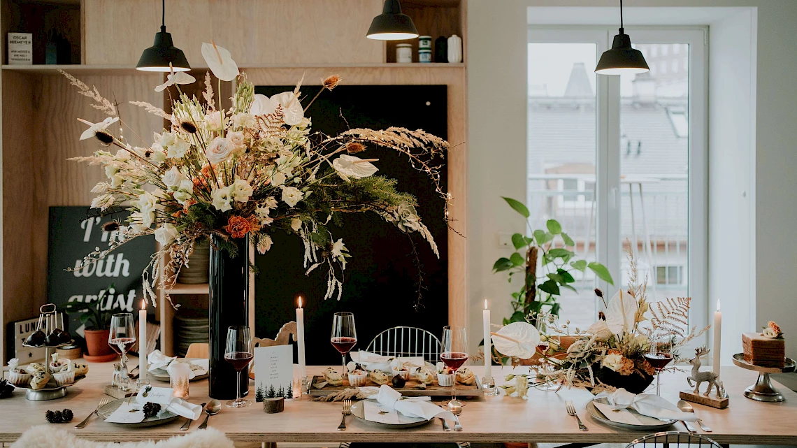 Christmas party at the Munich location in the Glockenbach district