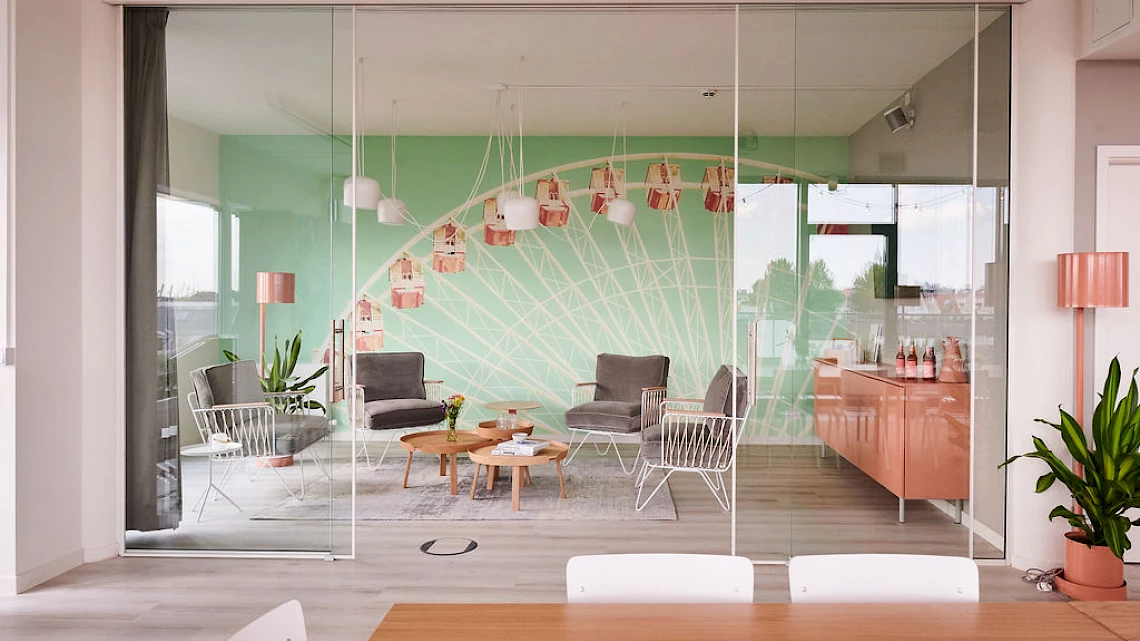 Rent an event location in Hamburg: With lounge area